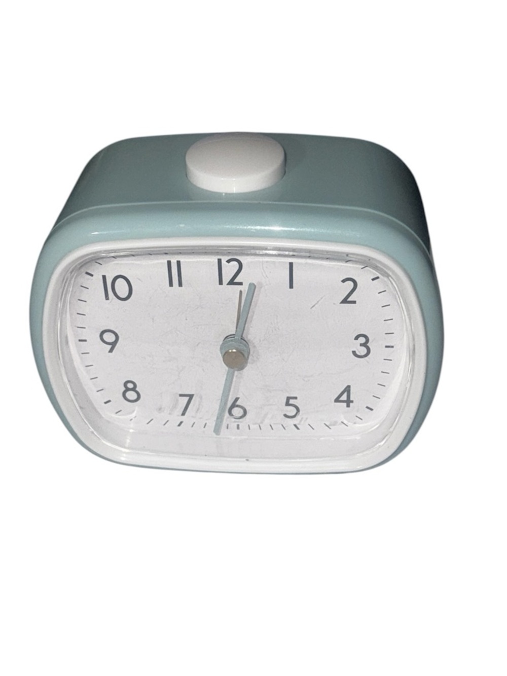 HOME Mint Green Compact Table Clock - Minimalist Home Clock